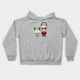 Invader Zim and Gir Kids Hoodie